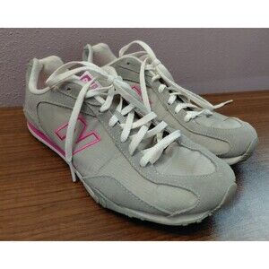 New Balance 442 Sneakers Women's Sz 9.5B Gray Pink Lace Up Sneakers WL442GPP